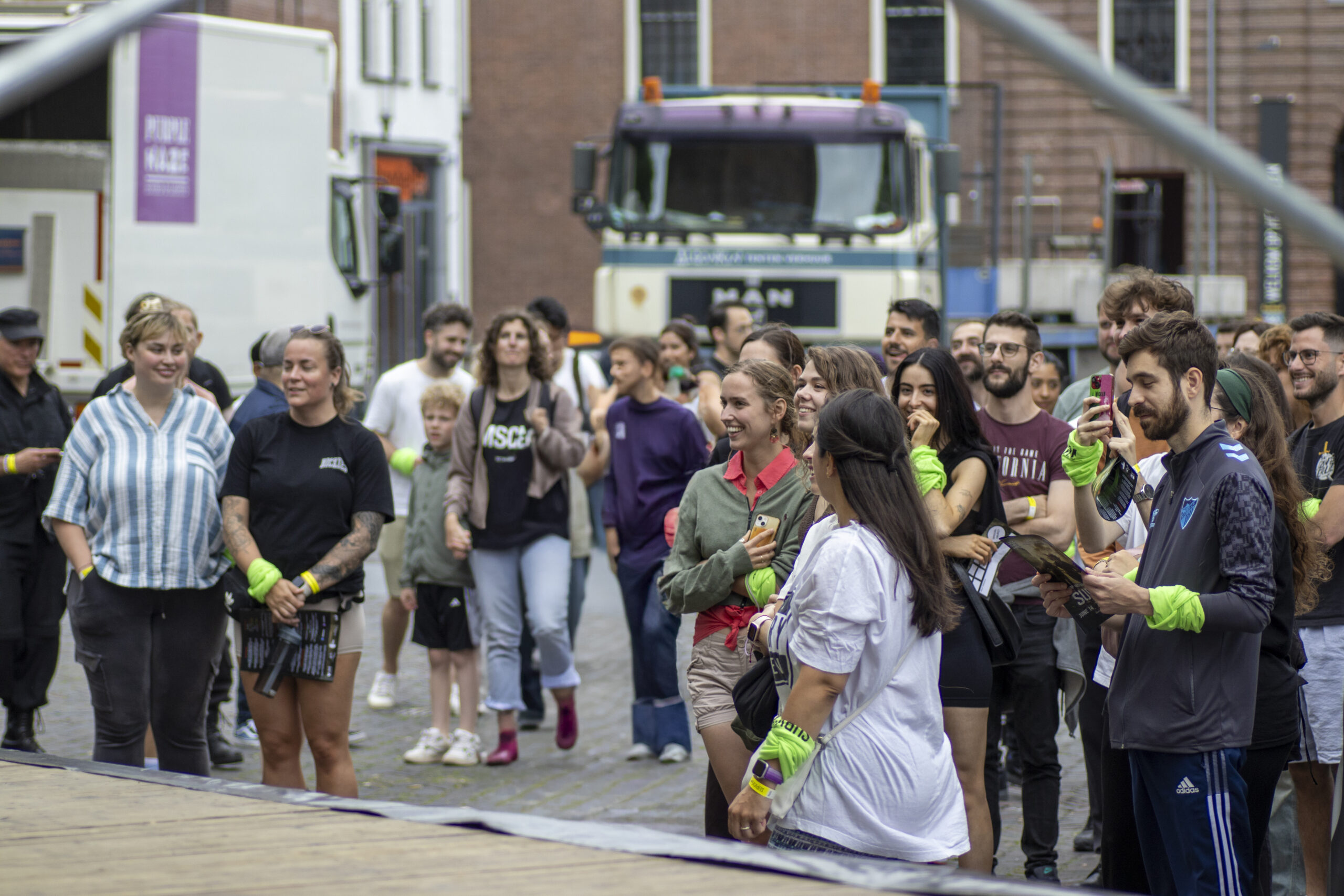 Survivors celebrating after the event